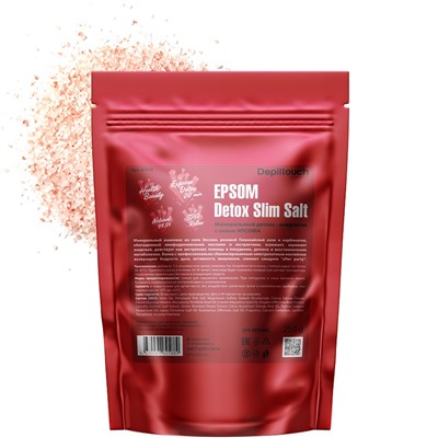 Depiltouch Соль для ванны «Минеральный детокс-энергетик» с солью Эпсома 250 мл