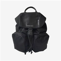DIESE*L 🎒 спортивный рюкзак из водоотталкивающей ткани со вставками из воловьей кожи, высококачественная реплика✔️ унисекс