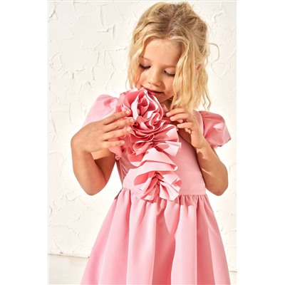 Angel & Rocket Pink Cascade Corsage DressCascade Corsage Dress