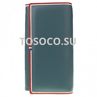 g-1001-8 blue кошелек натуральная кожа и экокожа 9х19х2