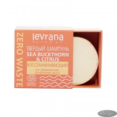 Твердый шампунь SEA BUCKTHORN & CITRUS восстановление, 50 гр, ТМ Levrana