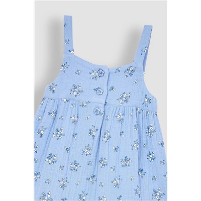 JoJo Maman Bébé Floral Cheesecloth Jumpsuit