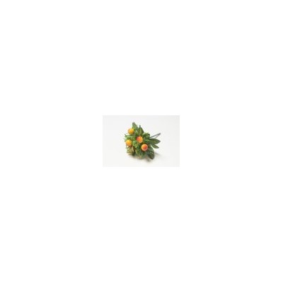 Искусственные цветы, Ветка в букете пластиковая садилка ягода 5 голов (1010237) микс