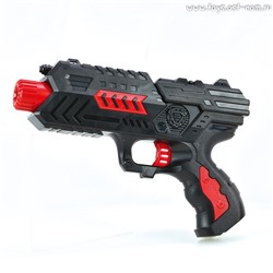 *Mioshi Army Игрушка бластер Стража: Пистолет М21 (21 см, 400 шариков, EVA пульки 3 шт., черный)