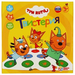 Игра напольная Три кота Твистерия картон, пластик Умные игры 328964