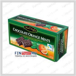 Шоколадные пластинки Maitre Truffout (апельсин) 200 гр