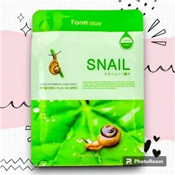 FarmStay Маска-салфетка УЛИТКА, Visible Difference Mask Sheet Snail, 23мл