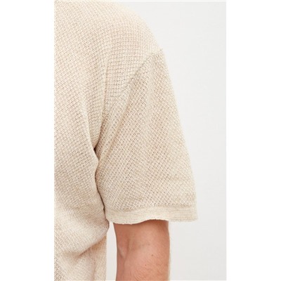 Футболка лен F011-06LN natural linen