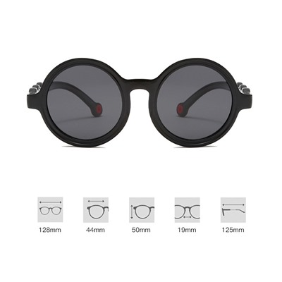 IQ10091 - Детские солнцезащитные очки ICONIQ Kids S5016 С1 черный