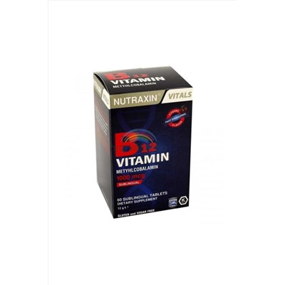 Nutraxin B12 Vitamin 1000 mg 60 Tablet 8680512627364