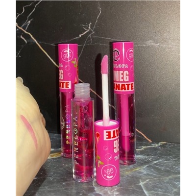 Прозрачный блеск для губ проявляющийся Penelopa Pomegranate Lip Gloss