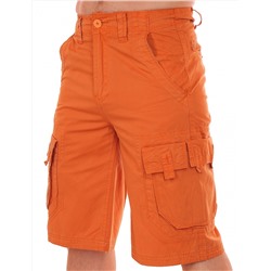 Оригинальные оранжевые мужские шорты от Grind House/Refuel  №ш80 ОСТАТКИ СЛАДКИ!!!! Размер RUS 44-46 (M)                34"