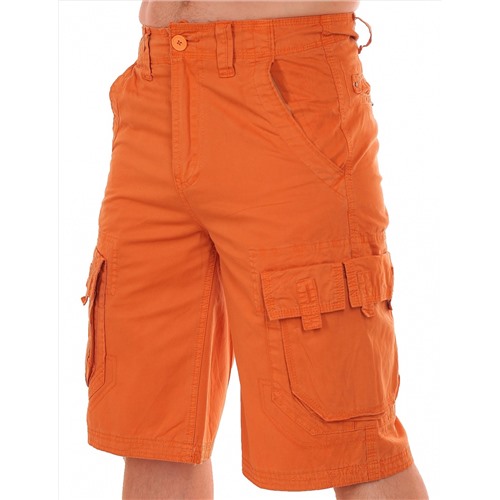 Оригинальные оранжевые мужские шорты от Grind House/Refuel  №ш80 ОСТАТКИ СЛАДКИ!!!! Размер RUS 44-46 (M)                34"