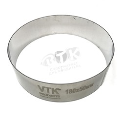 Форма кольцо диаметр 180 мм высота 50 мм VTK Products