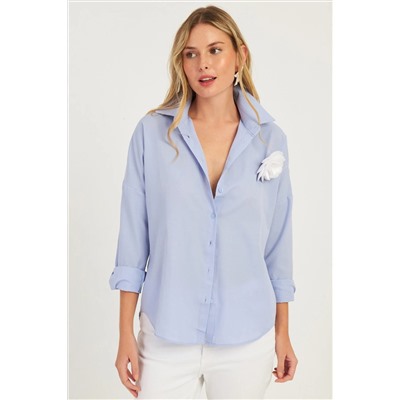 Женская рубашка с аксессуарами Blue Rose SF2540