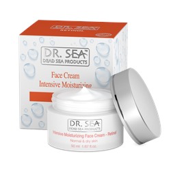 Dr.Sea Ретинол Крем Интенсивный увлажняющий для нормальной и сухой кожи лица , 50мл