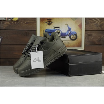 Найк Lunar Force 1 Duckboot Low ‘Sequoia’ из натуральной кожи