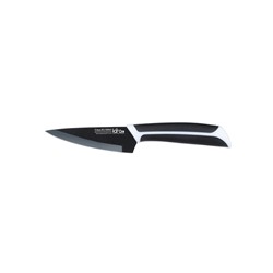 LR05-26 LARA Нож универсальный 10.2см, черное керамическое покрытие Black Ceramic (полный блистер)