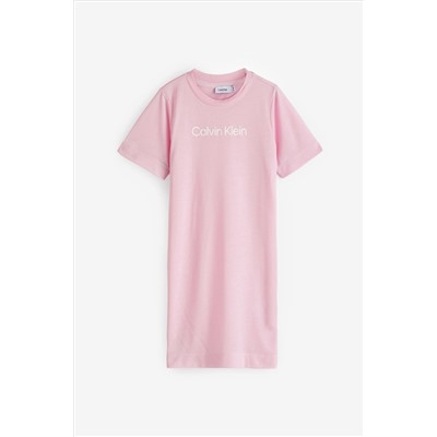 Calvin Klein Pink Slogan Nightdress