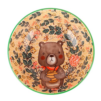 Салатник "Kawaii Forest.Bear" d=20см. v=1500мл.(фарфор) (min5) (транспортная упаковка)