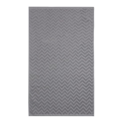 Полотенце махровое LoveLife Zig-Zag, 50х90 см, цвет серый, 100% хл, 450 гр/м2