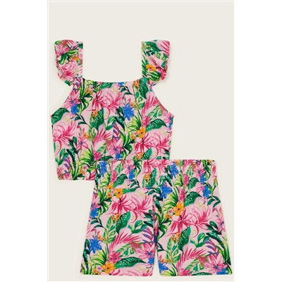 Monsoon Multi Tropical Palm Two Piece Set