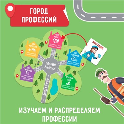 Интерактивная игра-лэпбук «Карта профессий», 4+