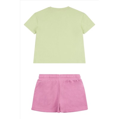 Elle Junior Girls Green T-Shirt & Shorts Set