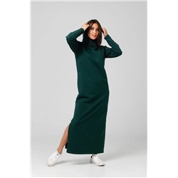 Стиль-3 платье футер ( зеленый)