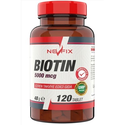 Nevfix Biotin 5000 Mcg 120 Tablet