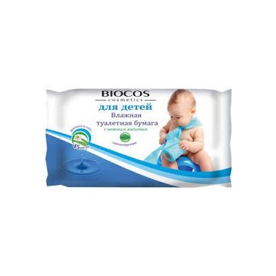 829396B Влажная туалетная бумага BioCos для детей 45 /35