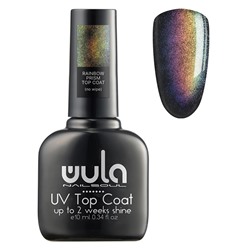 Wula UV Top сoat Rainbow Prism голографический топ с эффектом "кошачий глаз" 10 мл