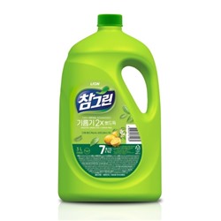 LION CHARMGREEN bottle Средство для мытья посуды, овощей и фруктов (зеленый чай) 3000мл