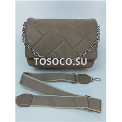 S419 khaki сумка DOLLY экокожа 19х27х8