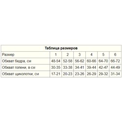 Чулок медицинский компрессионный ЧМК (3 класс) со швом вида "до бедра" (бежевый)