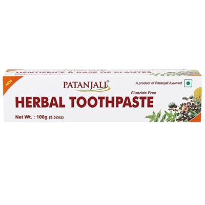 Зубная паста травяная «HERBAL TOOTHPASTE» 100 г, Индия (Patanjali)