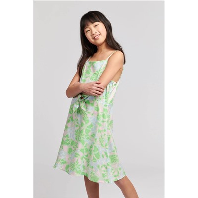 Jack Wills Mini Girls Green Tie Strap Dress