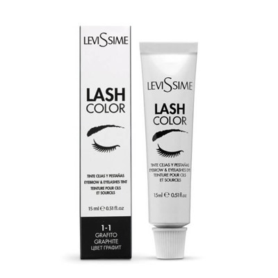 Краска для бровей и ресниц Levissime Lash Color №1-1 Графит, 15 мл