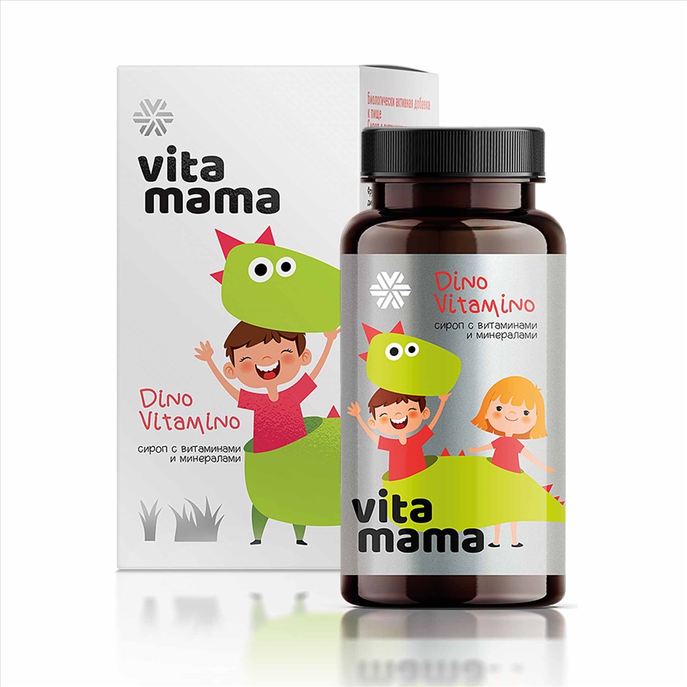 Dino Vitamino, сироп с витаминами и минералами - Vitamama 150мл купить,  отзывы, фото, доставка - СПКубани | Совместные покупки Краснодар, Анапа,  Новор