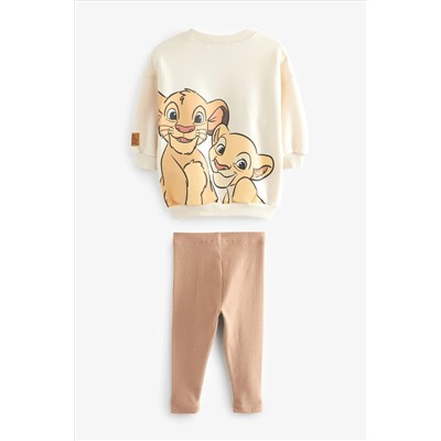 Pink Lion King Sweater And Leggings Set (3mths-7yrs)