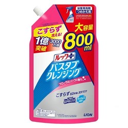 LION Чистящее средство для ванной комнаты "Look Plus" быстрого действия (с ароматом мыла) 800 мл, мягкая упаковка с крышкой / 12