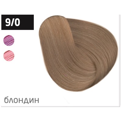 OLLIN color 9/0 блондин 100мл перманентная крем-краска для волос