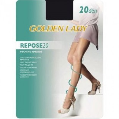 Колготки Golden Lady Repose (Голден Леди) Daino (цвет загара) 20 den, 4 размер