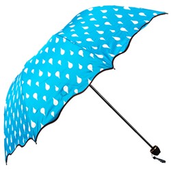 Зонт хамелеон Капельки синий   /  Артикул: 98778