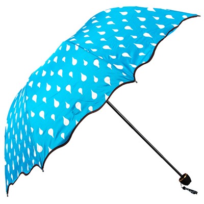 Зонт хамелеон Капельки синий   /  Артикул: 98778