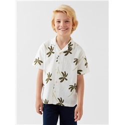 LC Waikiki Удобная рубашка с рисунком для мальчика