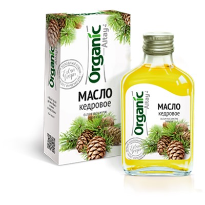 Масло кедрового ореха, Altay Organic, 100 мл.