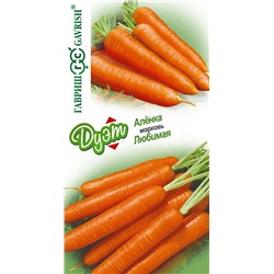 Морковь Аленка 2,0 г+Любимая 2,0 г автор. серия Дуэт (цена за 2 шт)