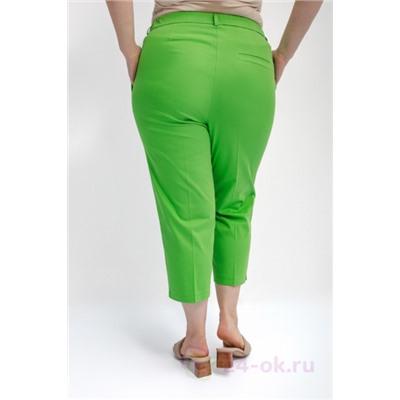 3716 - Ярко-зеленые зауженные брюки из хлопка арт.3716 AVERI