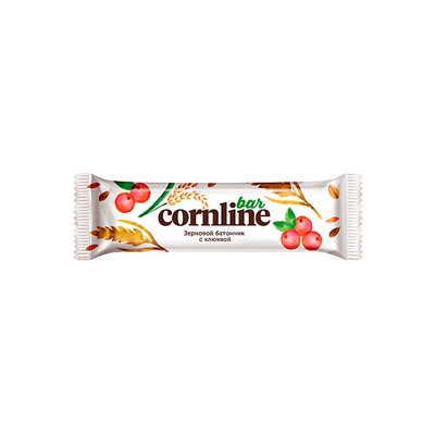 «Cornline», зерновой батончик с клюквой, 30 г